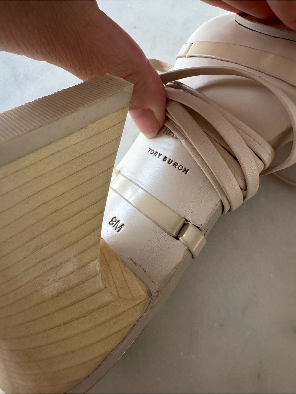 Tory Burch ankle wrap sandals - Picture 5 of 5